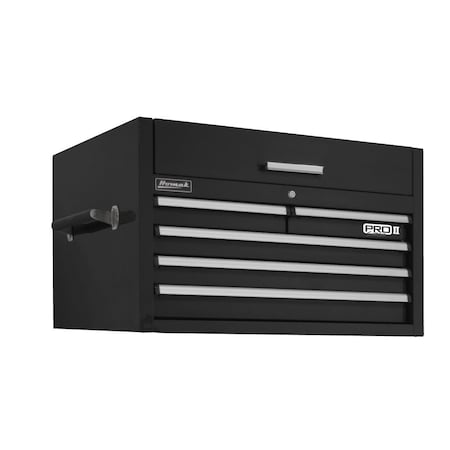 Homak 36in Pro 2 5-Drawer Top Chest-Black BK02036052